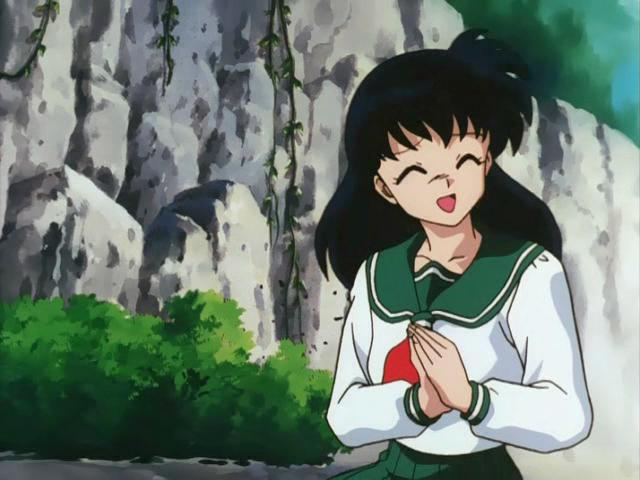 Otaku Gallery  / Anime e Manga / Inu-Yasha / Screen Shots / Episodi / 013 - L`enigma della luna nuova! Inuyasha dai capelli neri! / 051.jpg